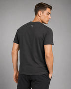 Essential Shirt ― Herren Unisex COMPANIEER Logo T-Shirt – Schwarz