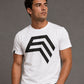 Essential Shirt ― Herren Unisex COMPANIEER Logo T-Shirt – Weiß