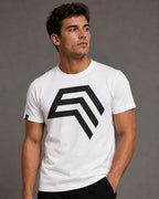 Essential Shirt ― Men Unisex COMPANIEER Logo T-Shirt – White