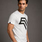 Essential Shirt ― Herren Unisex COMPANIEER Logo T-Shirt – Weiß