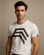 Essential Shirt ― Men Unisex COMPANIEER Logo T-Shirt – White