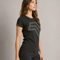Essential Shirt ― Damen COMPANIEER Logo-T-Shirt – Schwarz