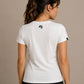 Essential Shirt ― Damen COMPANIEER Logo-T-Shirt – Weiß