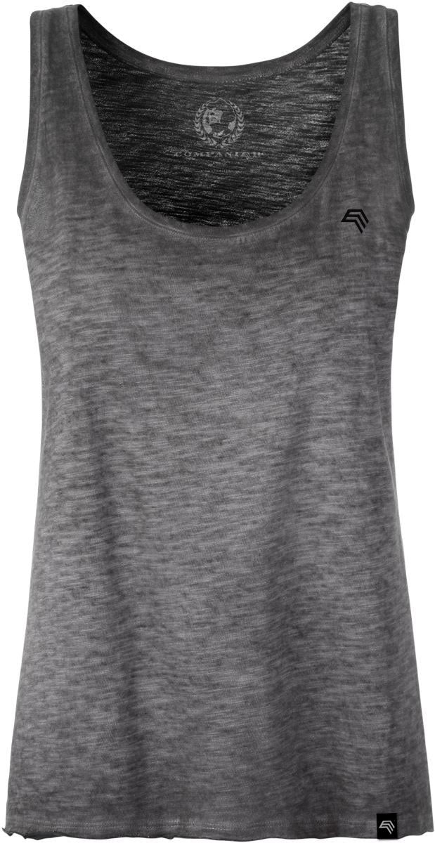 ― % ― JAN 8017/ ― Damen Bio-Baumwolle Flammgarn Tank Top - Graphite Grau [M / L]