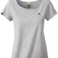 Auslaufartikel ― JAN 8015 ― Damen Bio-Baumwolle Flammgarn T-Shirt - Hell Grau