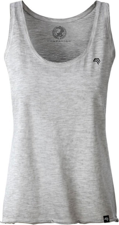 Auslaufartikel ― JAN 8017 ― Damen Bio-Baumwolle Flammgarn Tank Top - Hell Grau