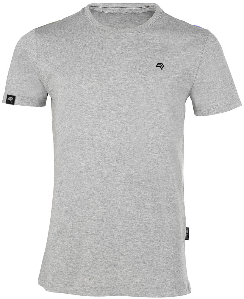 RMH 0101 ― Herren Luxury Bio-Baumwolle T-Shirt - Heather Grau Melange