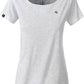 JAN 8007 ― Damen Bio-Baumwolle T-Shirt - Melange Ash Grau