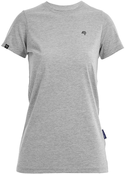 RMH 0201 ― Damen Luxury Bio-Baumwolle T-Shirt - Heather Grau Melange