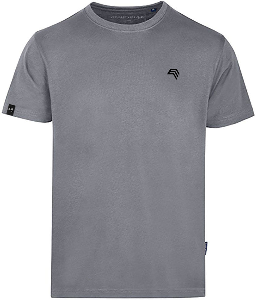 RMH 0101 ― Herren Luxury Bio-Baumwolle T-Shirt - Stone Grau