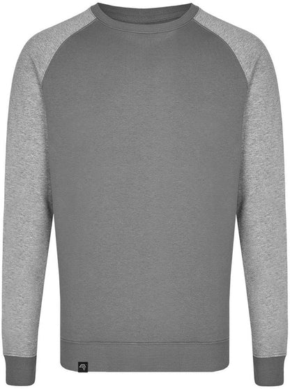 MMT 0510 ― Bi-Color Raglan Sweatshirt - Solid Grau / Melange