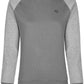 MMT 0520 ― Damen Bi-Color Sweatshirt - Grau Solid / Melange