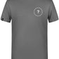 Unisex Mens Basic T-Shirt - Grau - incl. Print