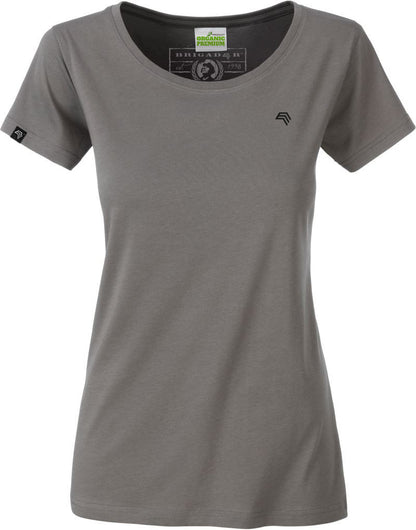 JAN 8007 ― Damen Bio-Baumwolle T-Shirt - Mid Grau