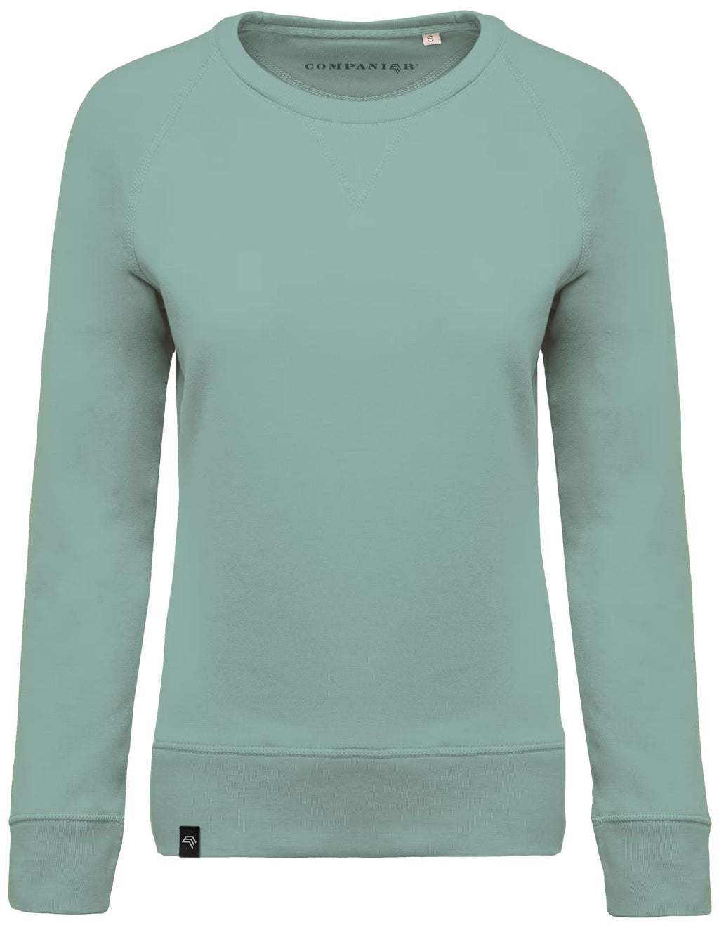 KRB K481 ― Women's Raglan Organic Cotton Sweatshirt - Sage Blue Green