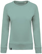 KRB K481 ― Women's Raglan Organic Cotton Sweatshirt - Sage Blue Green