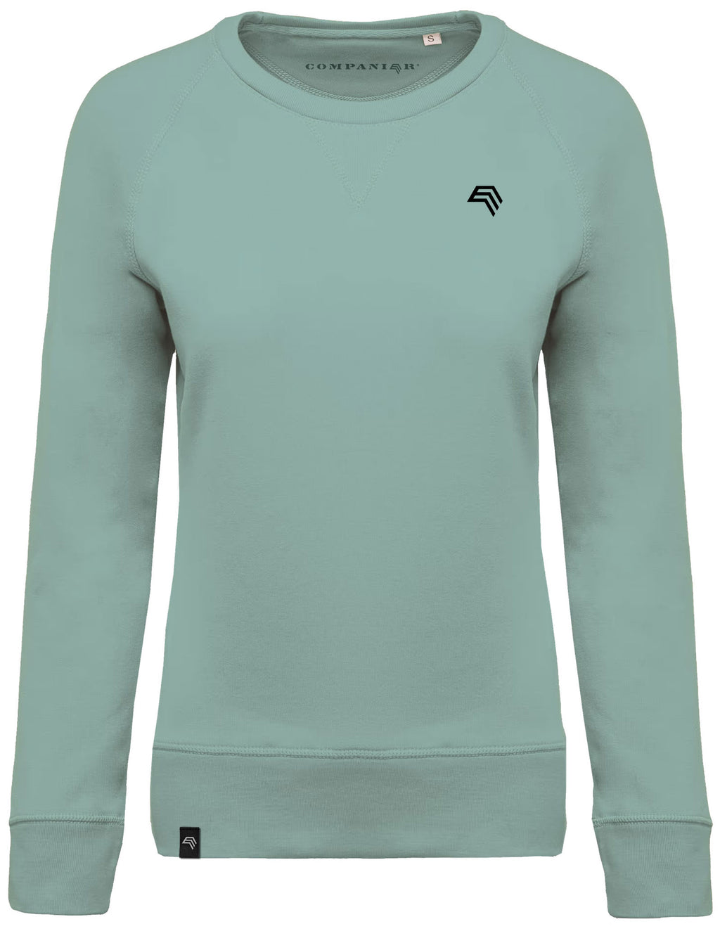 KRB K481 ― Women's Raglan Organic Cotton Sweatshirt - Sage Blue Green