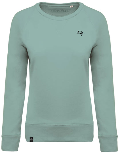 KRB K481 ― Damen Raglan Bio-Baumwolle Sweatshirt - Sage Blau Grün