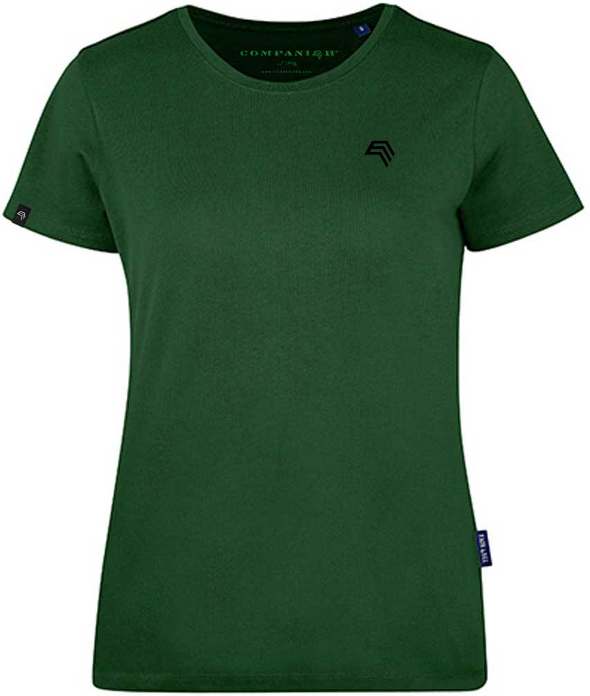 RMH 0201 ― Women's Luxury Organic Cotton T-Shirt - Bottle Green