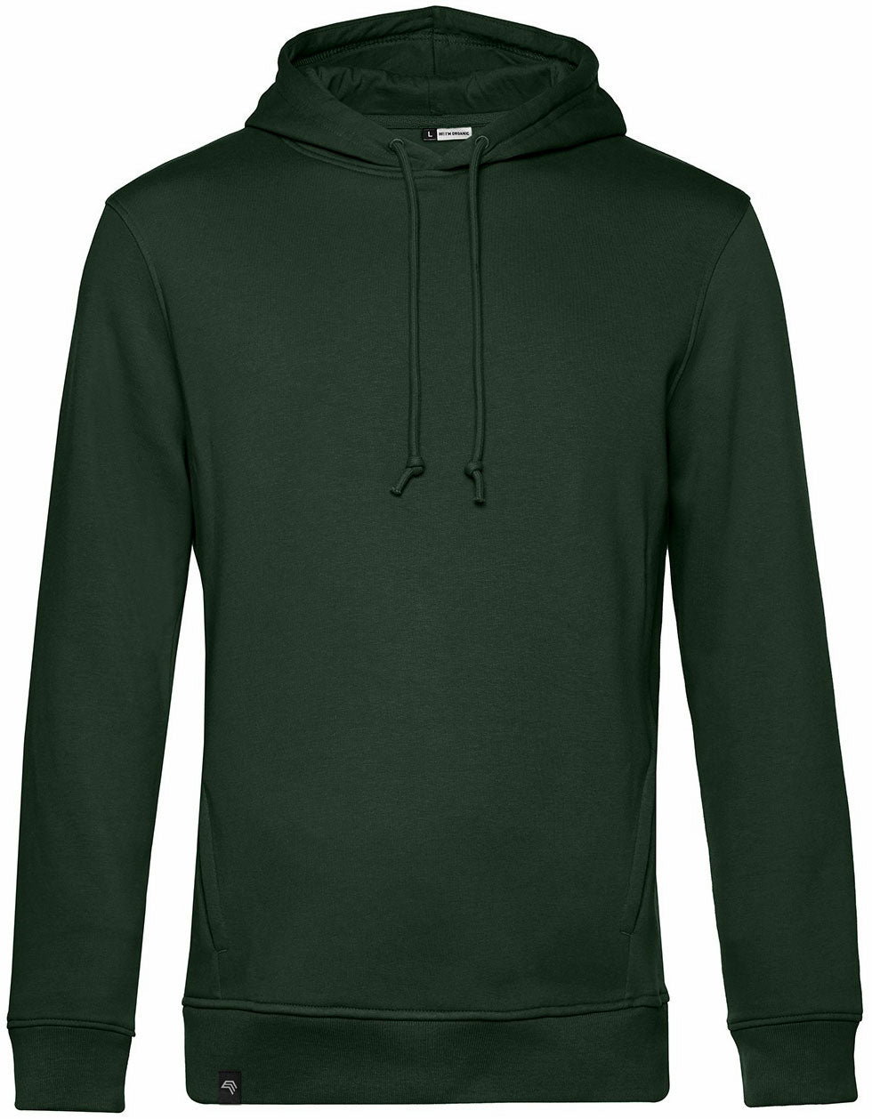 BAC U33B – Soft Men's Organic Cotton Hoodie - Forest Green
