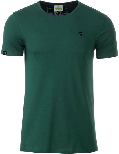 JAN 8008 ― Herren Bio-Baumwolle T-Shirt - Dark Grün