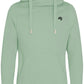 JDS 0021 ― Cross Neck Überkreuz Hoodie - Dusty Grün