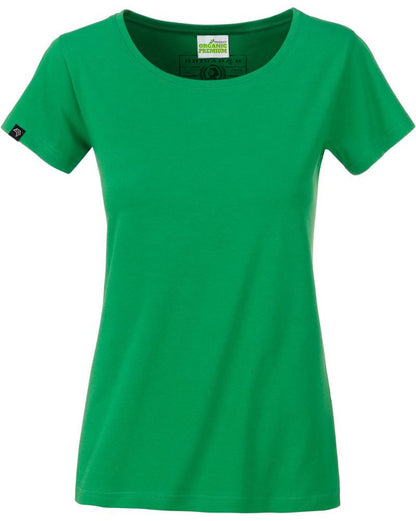 ― % ― JAN 8007/ ― Damen Bio-Baumwolle T-Shirt Organic - Fern Grün [XL]