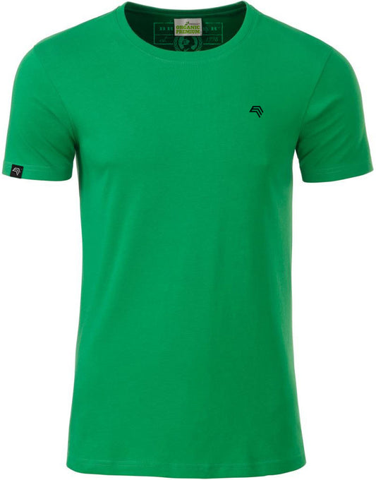JAN 8008 ― Herren Bio-Baumwolle T-Shirt - Fern Grün