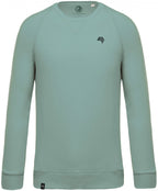 KRB K480 ― Unisex Raglan Sweatshirt mit Bio-Baumwolle - Blau Sage Grün
