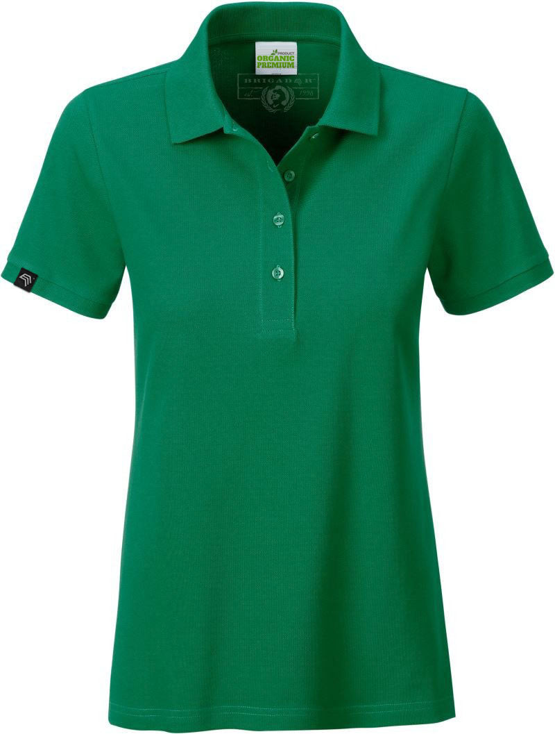 ― % ― JAN 8009/ ― Women's Organic Cotton Polo Shirt - Irish Green [2XL]