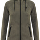 KRB P359 ― Damen Funktions Hoodie - Light Khaki Grün Melange