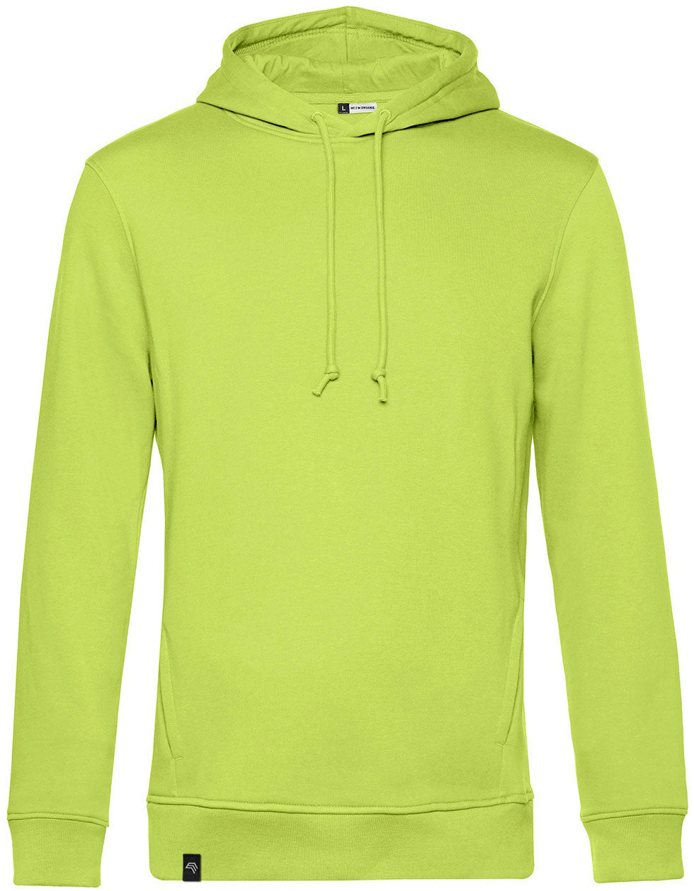 BAC U33B ― Soft Men's Organic Cotton Hoodie - Yellow Lime Green