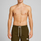 BBD 0050 ― Herren Swim Shorts Badehose - Olive Grün