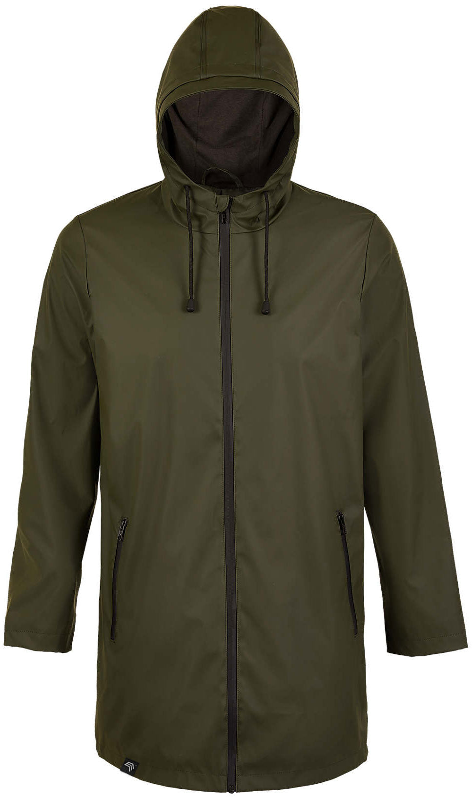 NOB 3174 — Waterproof Waxed Jacket - Deep Khaki Green