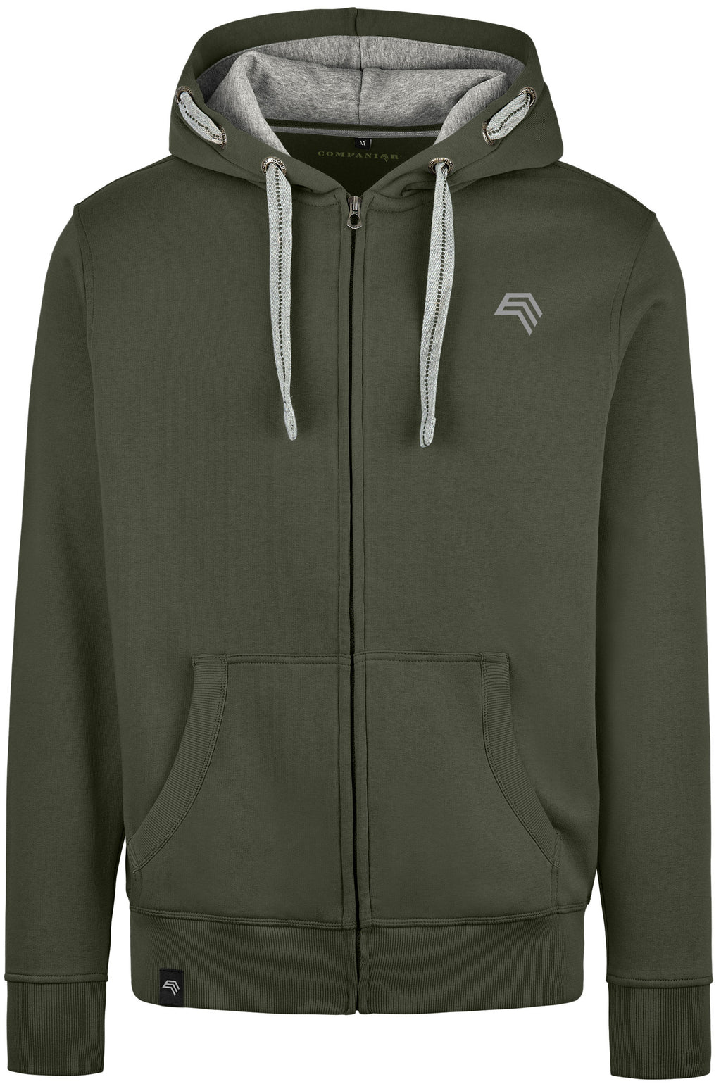 RMH 0701 ― Heavy Bi-color Hoodie Sweat Jacket - Olive Green