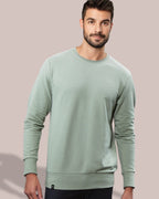 MTS M194 ― Recycled rPET Sweatshirt mit Bio-Baumwolle - Heather Grau Melange