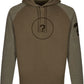 MMT 0611 ― Bi-Color No Pocket Hoodie Sweatshirt - Grün Olive / Melange