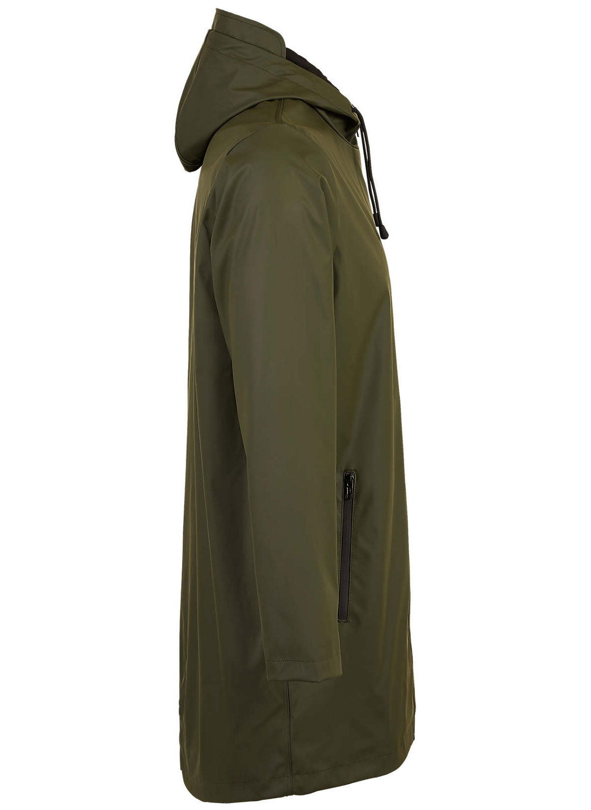 NOB 3174 — Waterproof Waxed Jacket - Deep Khaki Green