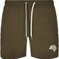 BBD 0050 ― Herren Swim Shorts Badehose - Olive Grün