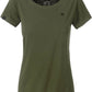 ― % ― JAN 8007/ ― Damen Bio-Baumwolle T-Shirt Organic - Olive Grün [XS / 2XL]