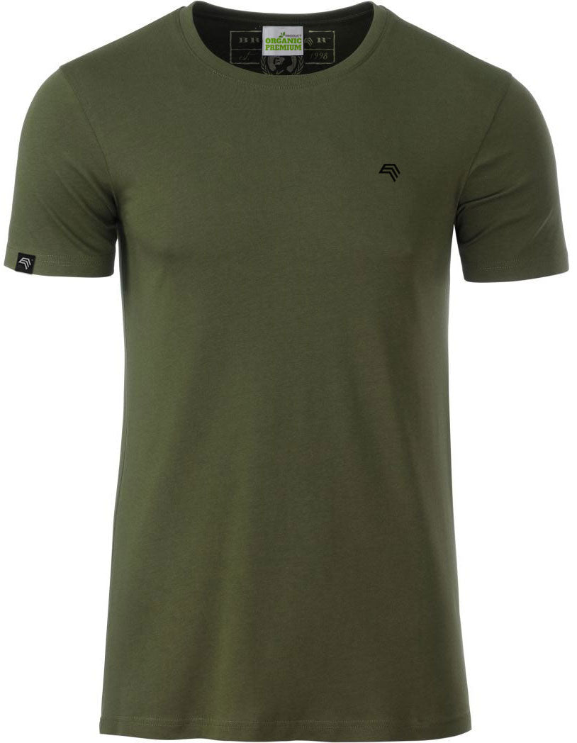 JAN 8008 ― Men's Organic Cotton T-Shirt - Olive Green