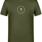 Unisex Mens Basic T-Shirt - Olive Grün - incl. Print
