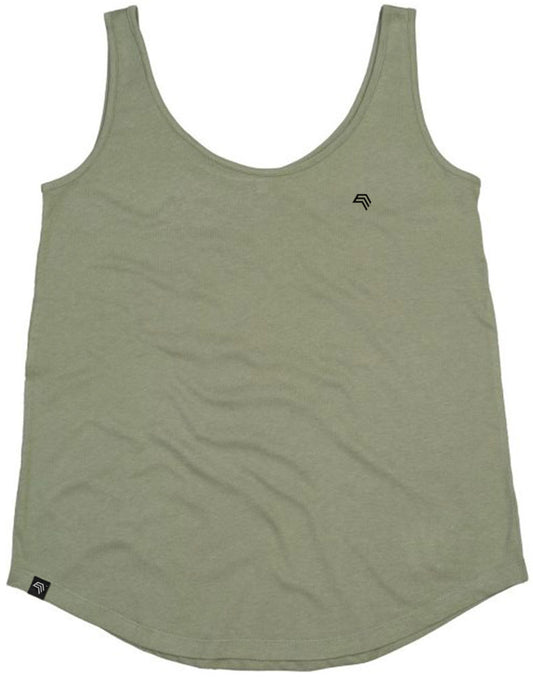 MTS M092 ― Damen Loose Fit Tank Top Bio-Baumwolle - Soft Olive Grün