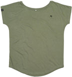 MTS M091 ― Damen Loose Fit T-Shirt Bio-Baumwolle - Soft Olive Grün