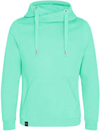 JDS 0021 ― Cross Neck Hoodie - Peppermint Green
