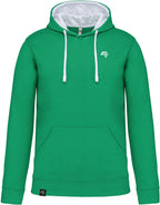 KRB K446 — Bi-Color Hoodie Sweatshirt - Kelly Green / White