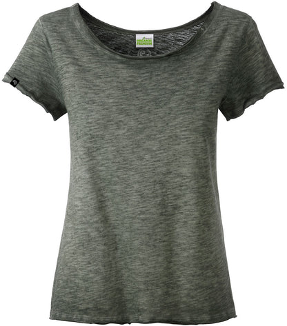 JAN 8015 ― Ladies' organic cotton slub yarn T-shirt XS-2XL