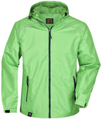 JAN 1118 ― Windbreaker Rain Jacket - Green / Navy Blue