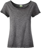 Auslaufartikel ― JAN 8015 ― Damen Bio-Baumwolle Flammgarn T-Shirt - Graphite Grau