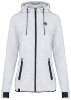 KRB P359 - Women's Functional Hoodie - Ash Grey Mélange